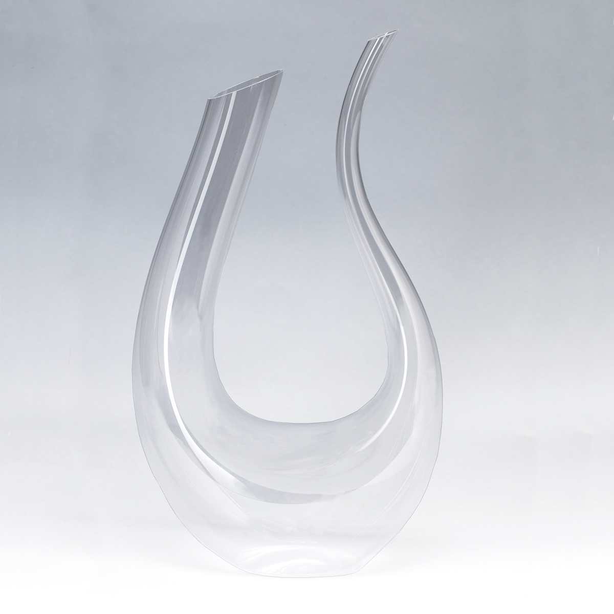 Milan Free Form Contemporary Decanter, empty
