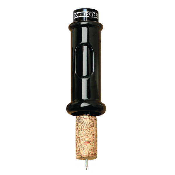 The Original Cork Pops wine opener–Black - Cork Pops Shop