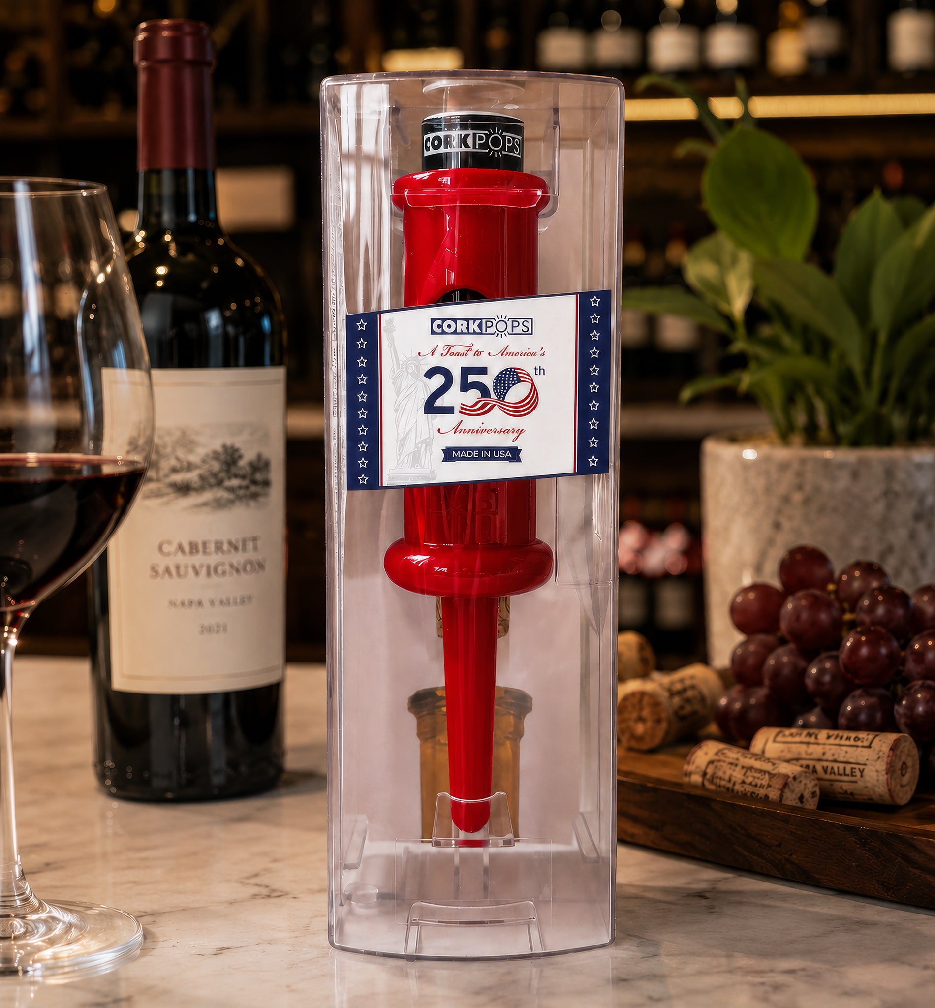 Cork Pops 250th Anniversary Wine Opener