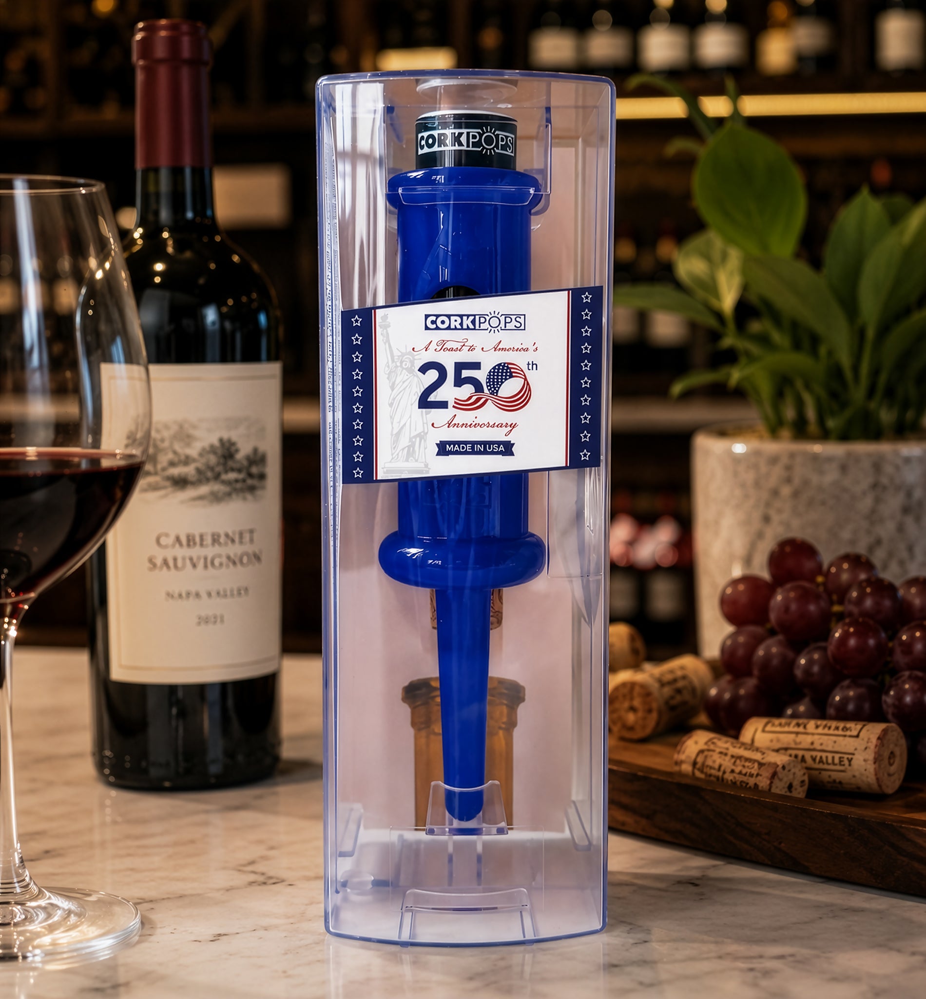Cork Pops 250th Anniversary Wine Opener