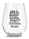 Pickleball "Life Is What Happens" Glasses
