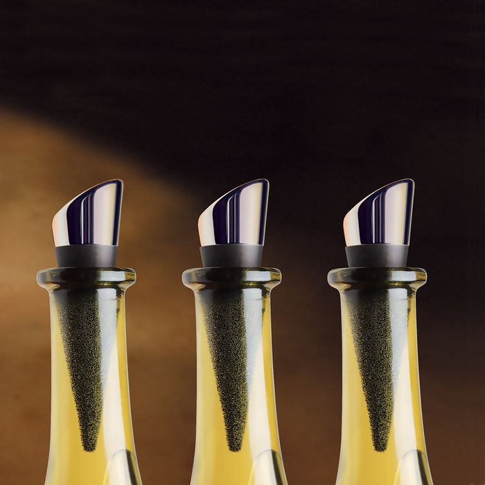 Royal Wine Bottle Stopper – Chrome
