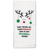Pickleball "They Never Let Poor Rudolph..." Towel
