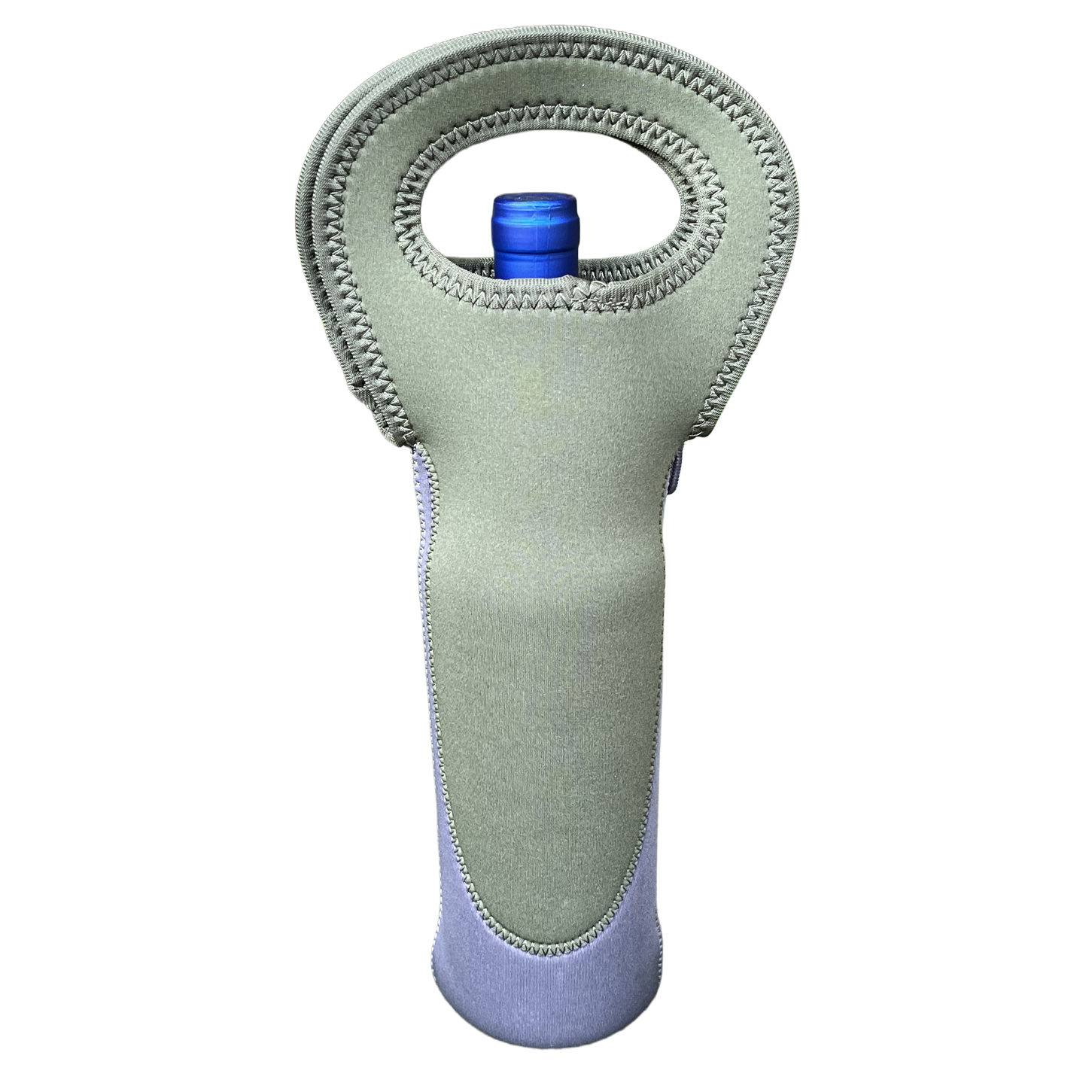 Olive/Charcoal Neoprene Wine Bag