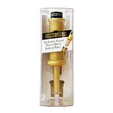 Gold Cork Pops Original opener in its clear retail tube