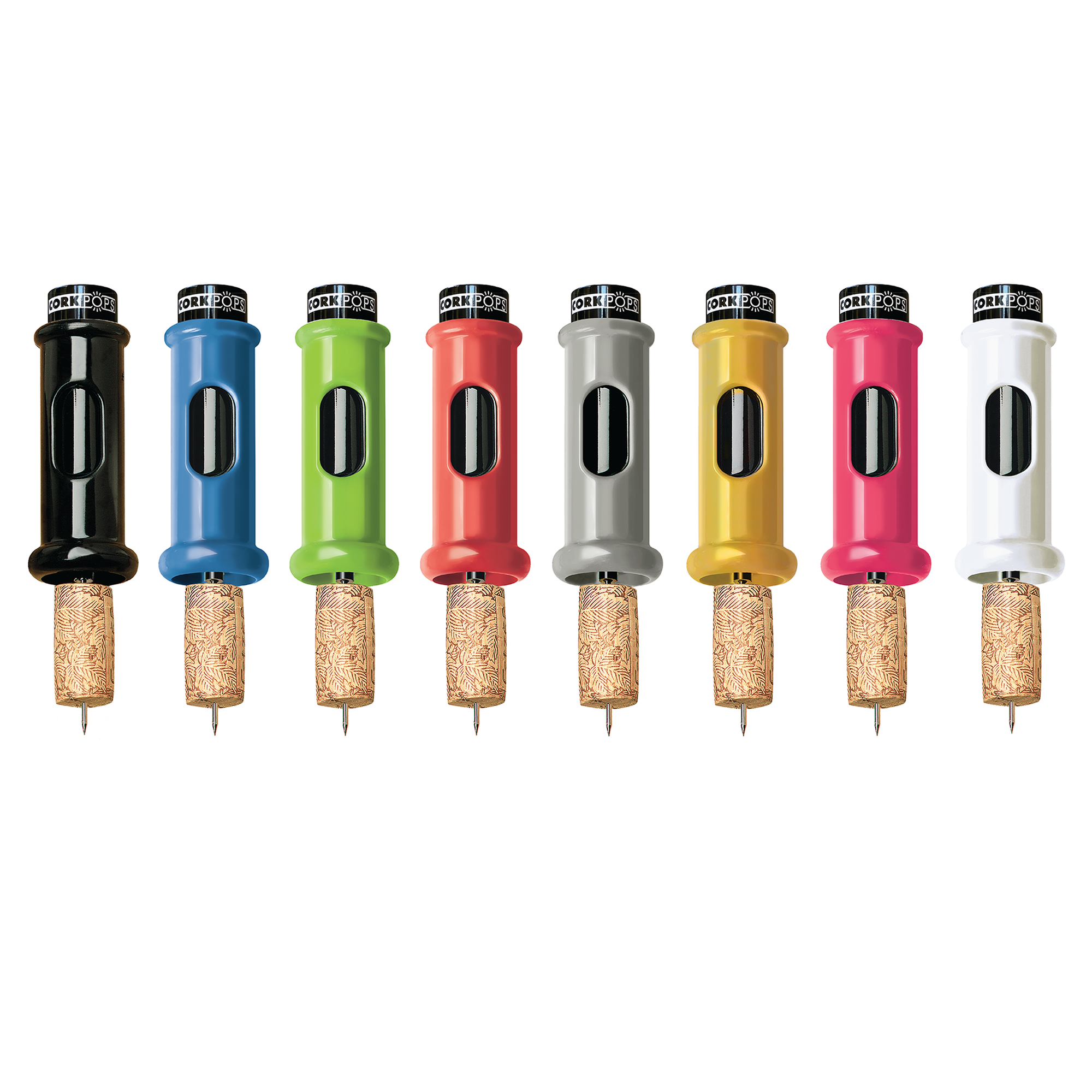 The Original Cork Pops wine opener–Ocean Blue