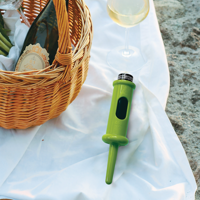The Original Cork Pops wine opener–Lime Green