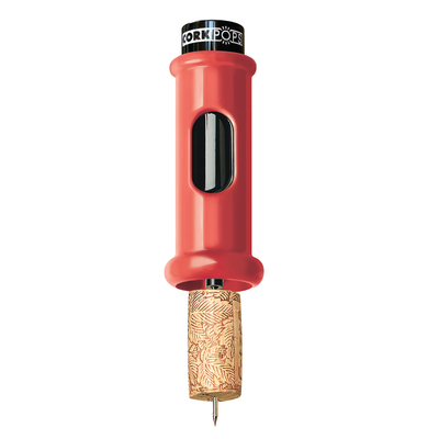 The Original Cork Pops wine opener–Red