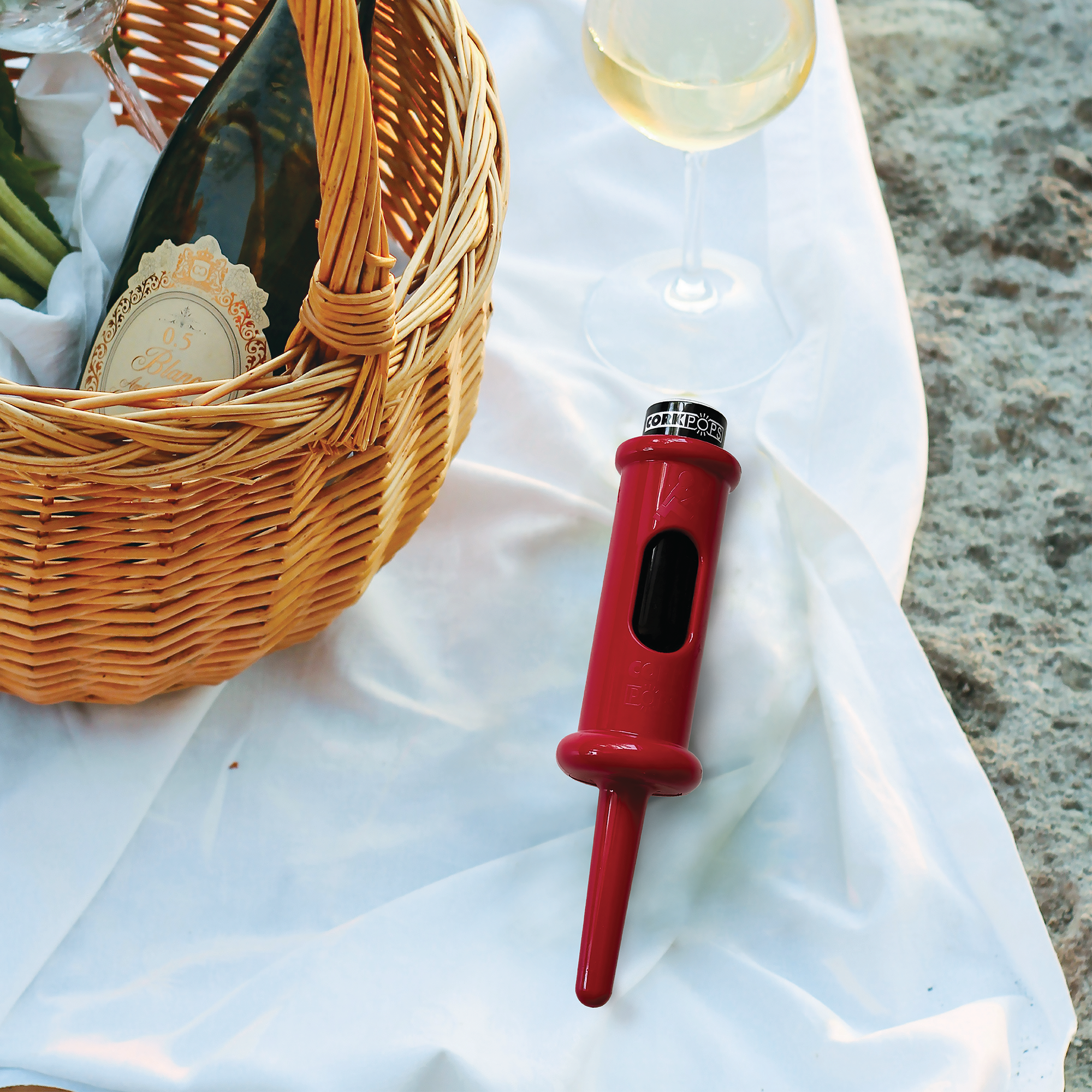 The Original Cork Pops wine opener–Watermelon
