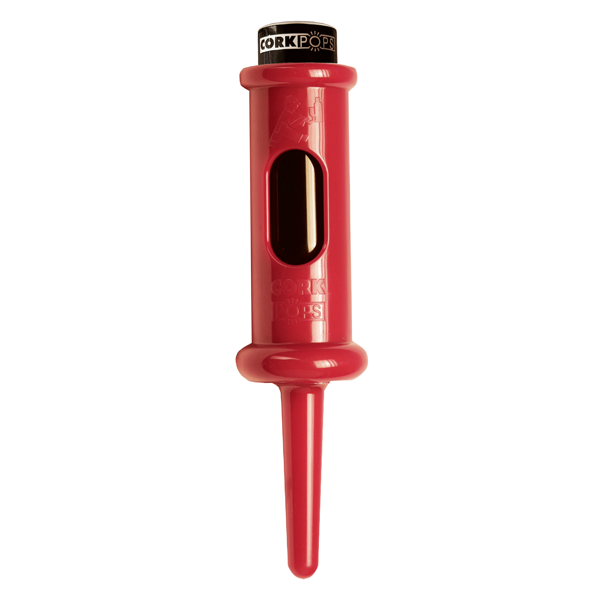 The Original Cork Pops wine opener–Red
