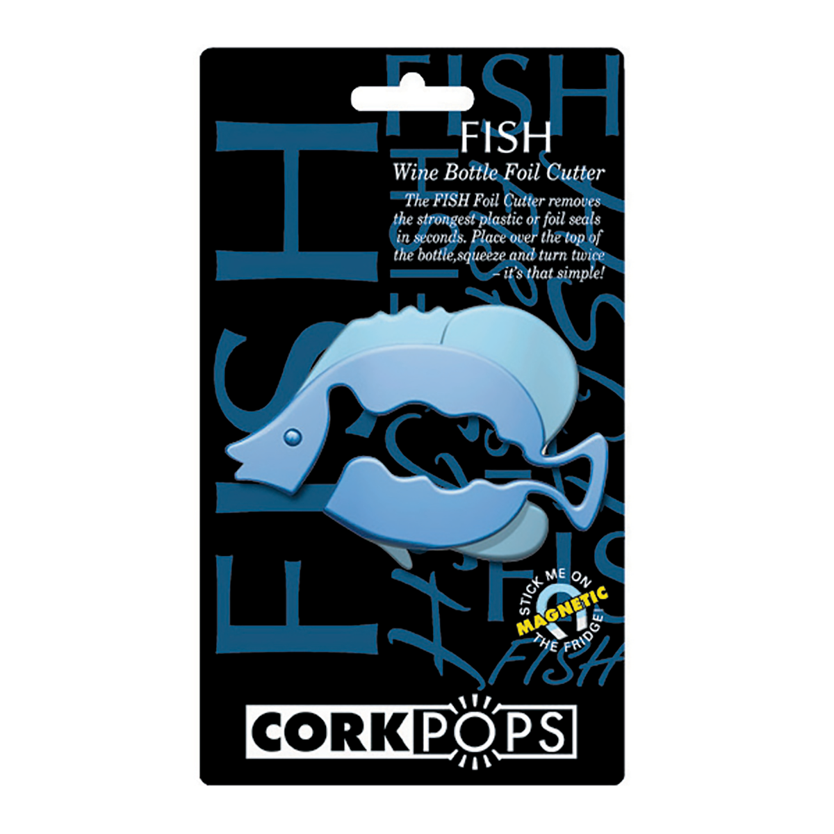 Fish magnetic foil cutter, four blades