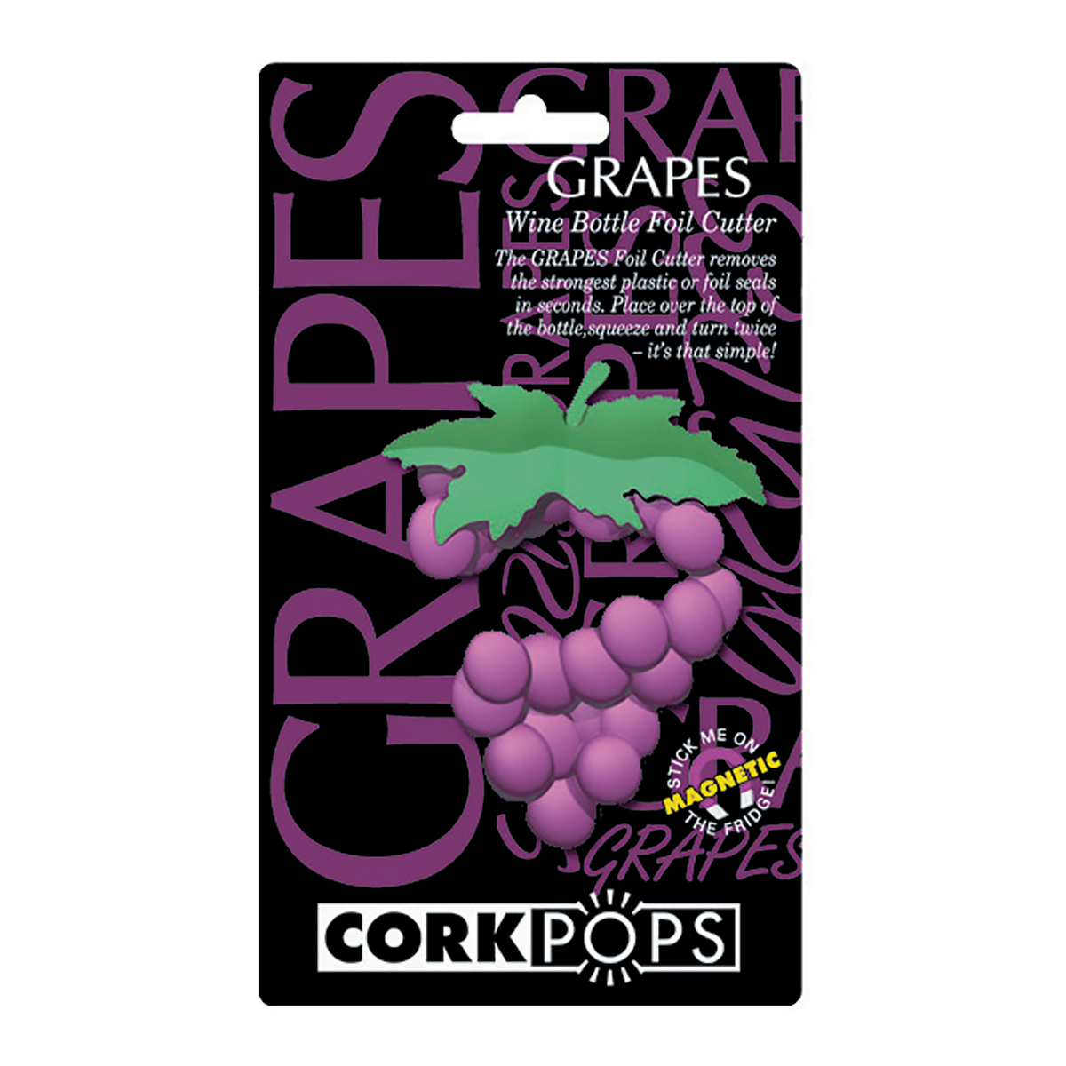 Grapes magnetic foil cutter, four blades
