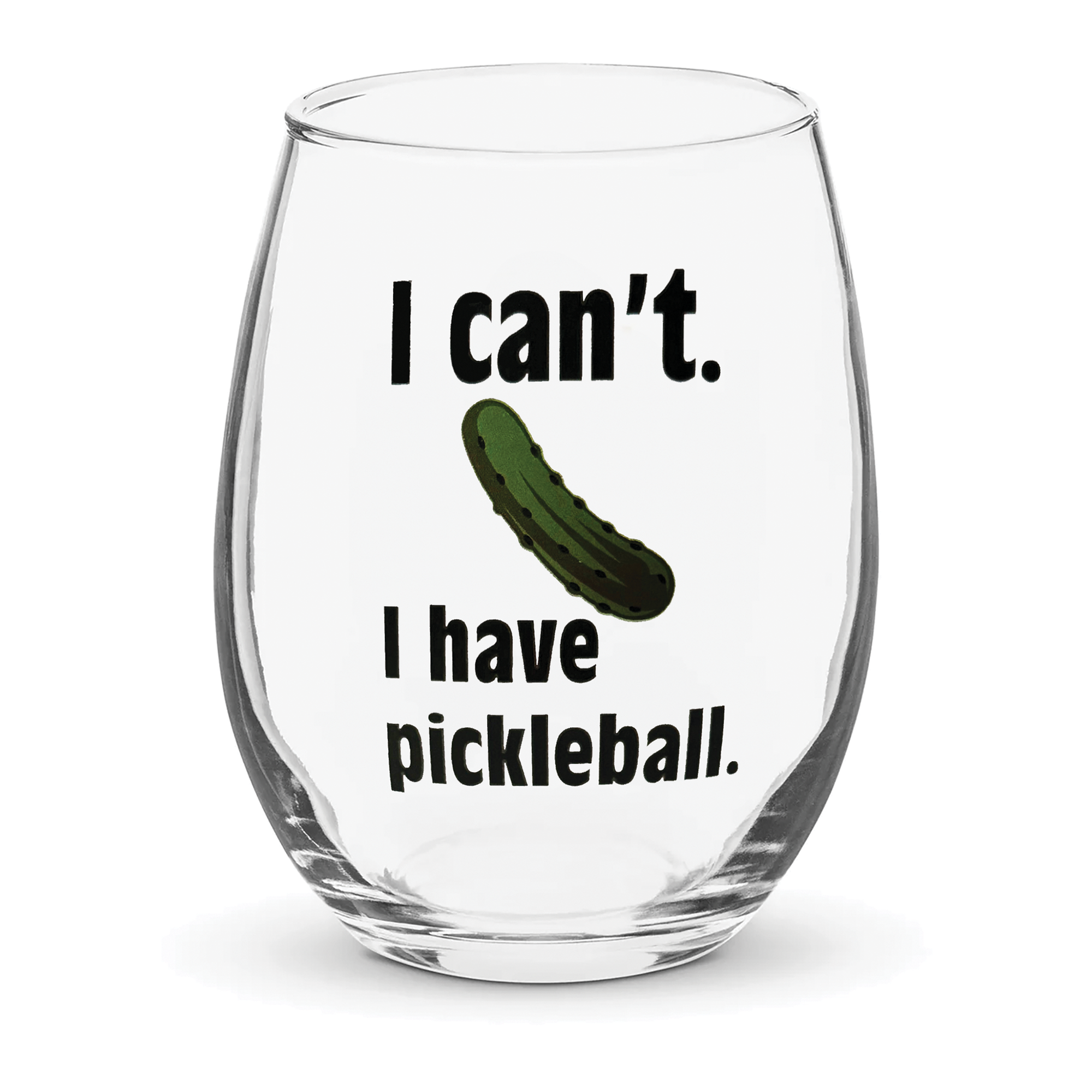 Pickleball "I Can't. I Have Pickleball" Glasses