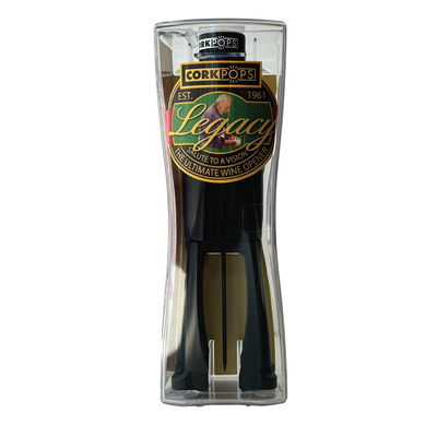 Cork Pops Legacy wine opener–Black