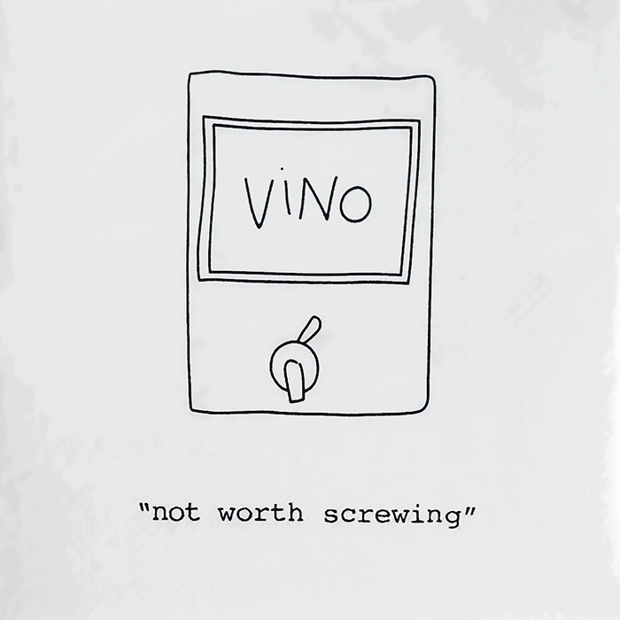Cocktail Napkin-Not Worth Screwing