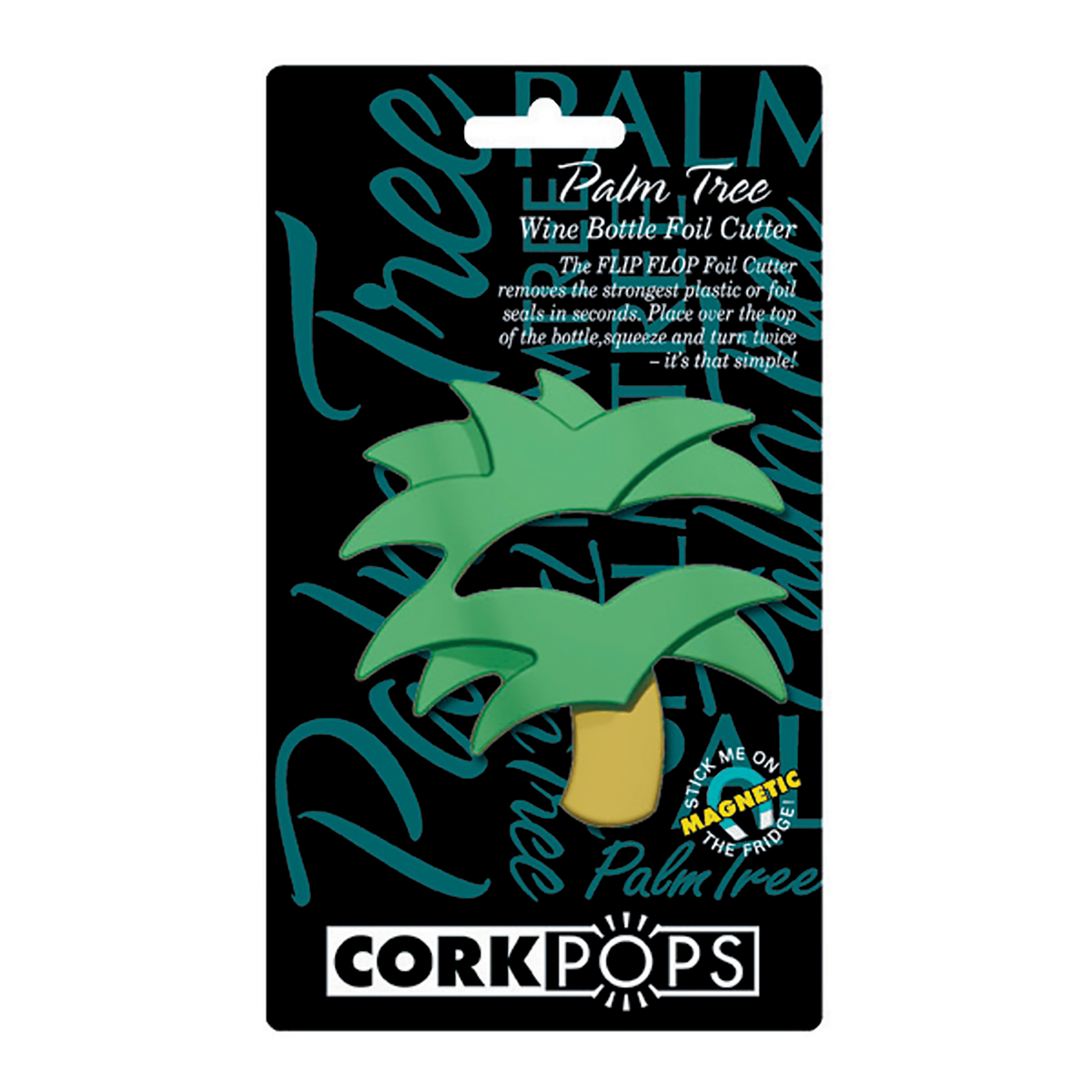 Palm Tree magnetic foil cutter, four blades