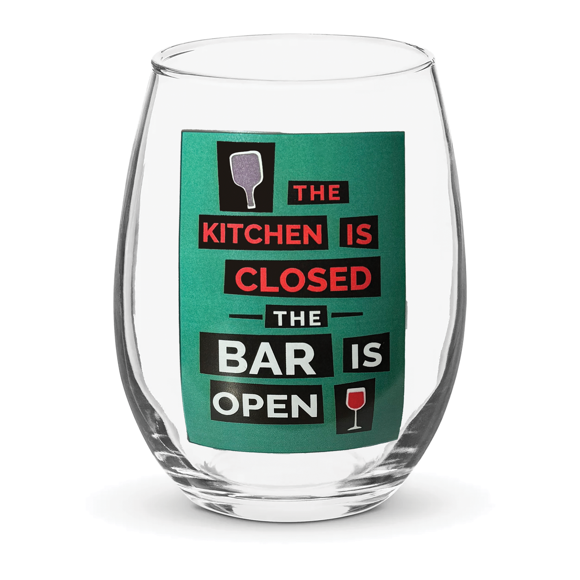 Pickleball "Kitchen Is Closed" Glasses