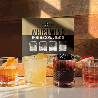 Whirlwind Spinning Cocktail Glasses