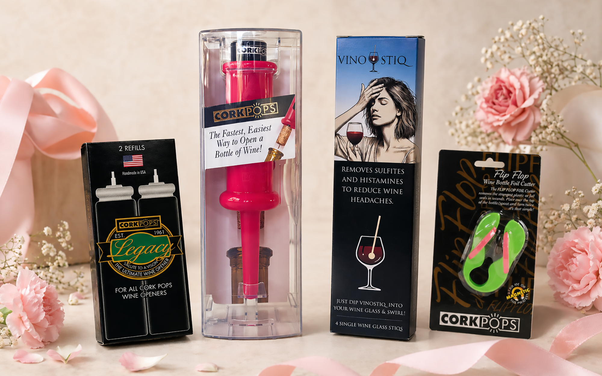 Mother's Day Wine Set - Flip-Flop