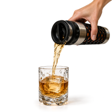 Pouring from the Ice Breaker 4-Martini Shaker through its twist-top spout into a glass
