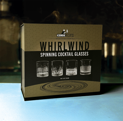 Whirlwind Spinning Cocktail Glasses