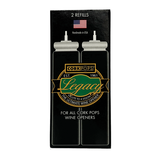 Cork Pops refill cartridges, two per box