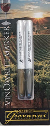 Wine Glass Pens-Gold/Silver