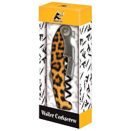 Cheetah Waiters Corkscrew, folded closed
