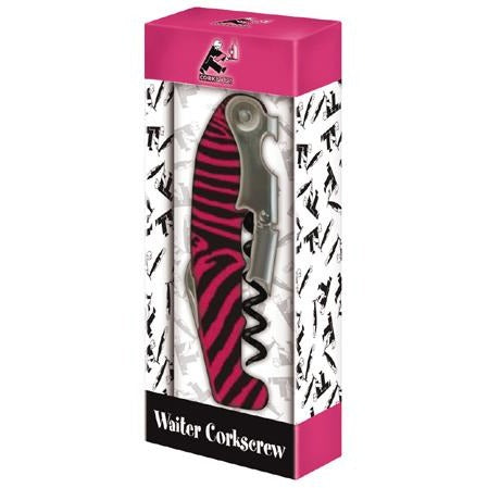 Zebra Waiters Corkscrew, folded closed