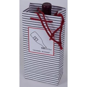 Already Screwed" Gift Bag, standing empty