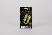 Flip flop shaped foil cutter on its retail card