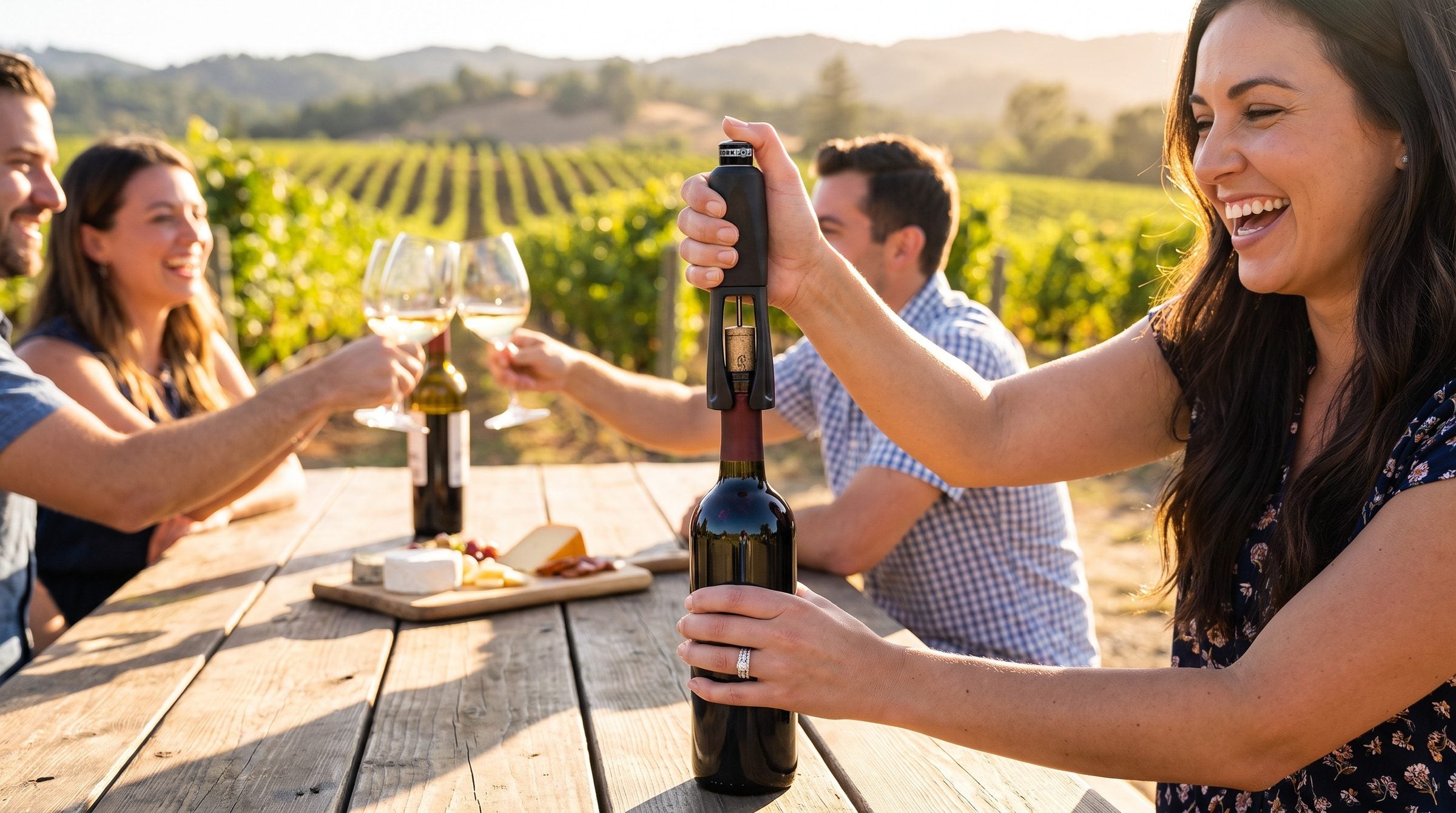 The effortless way to open wine.